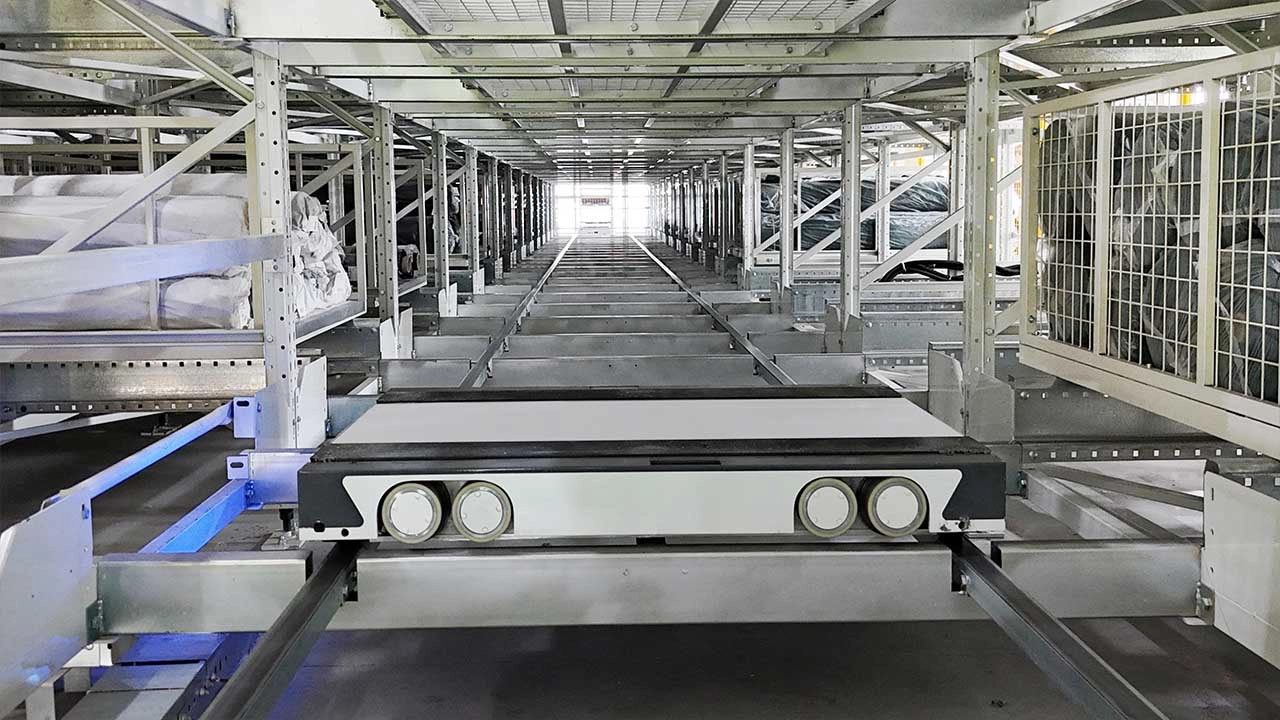 “Smart Storage for Smart Textiles” — 4-Way Pallet Shuttle Powers ...