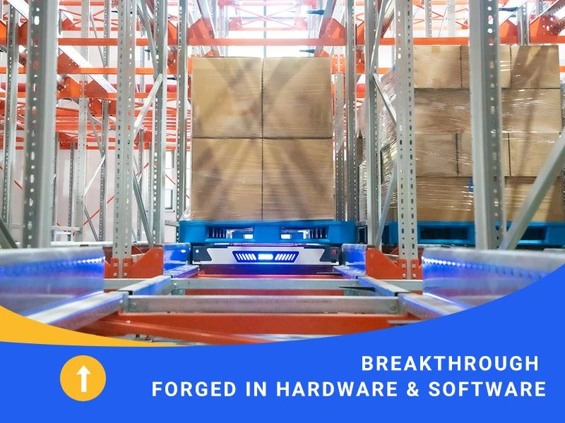 High-Density Pallet Racking System | Automated Textile Warehouse in Russia