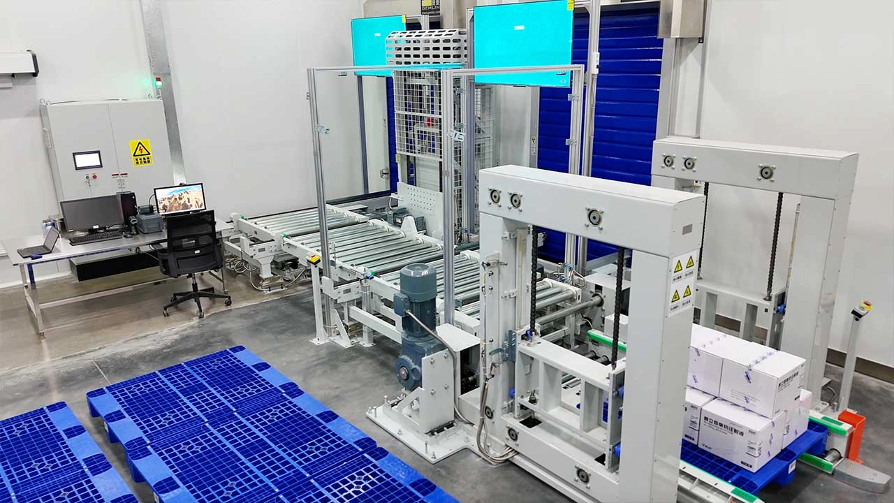 Sistema Automatizado de Almacenamiento y Recuperación de Zikoo Robotics en almacenamiento denso farmacéutico, almacén 3D automático
