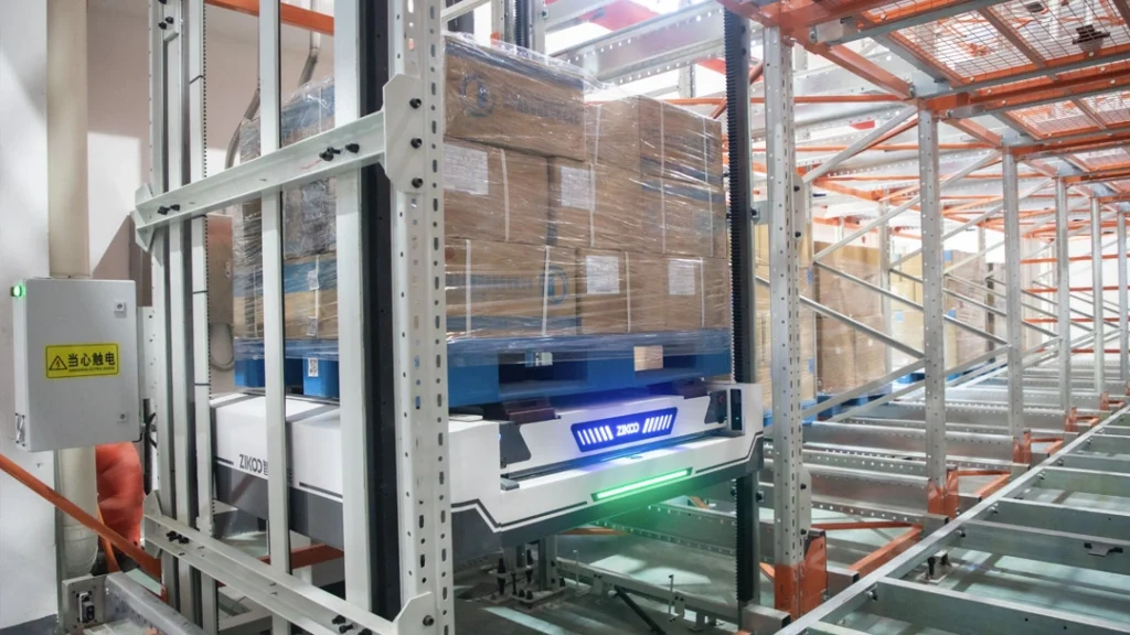 High-Density Four-Way Shuttle Warehouse for the Russian Textile Industry | ZIKOO Robotics