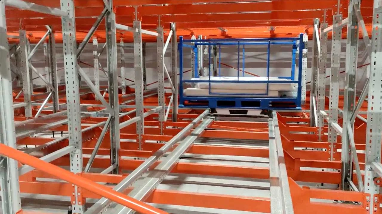 High-Density Pallet Racking System | Automated Warehouse for Russia's Textile Industry High-Density Pallet Racking System | Automated Warehouse for Russia's Textile Industry