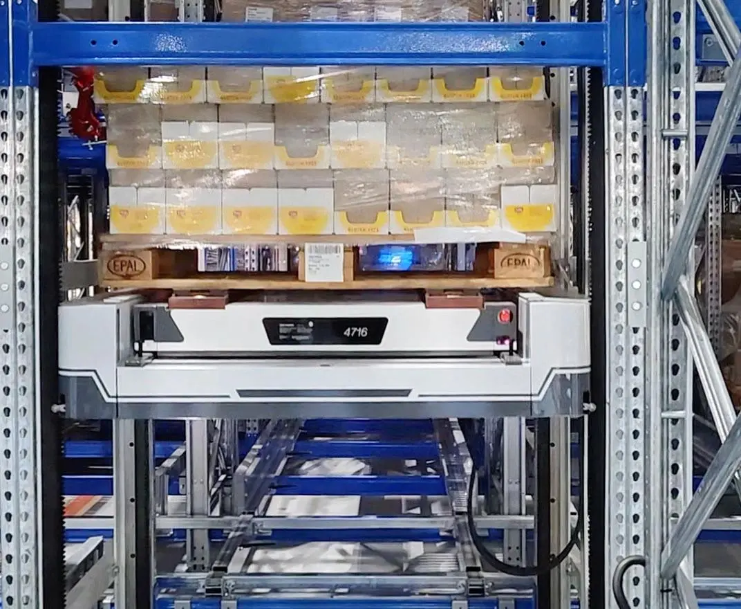 six way shuttle automated warehouse