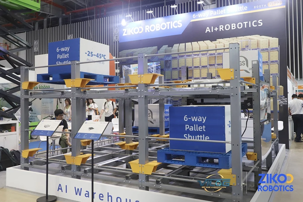 six way shuttle robot