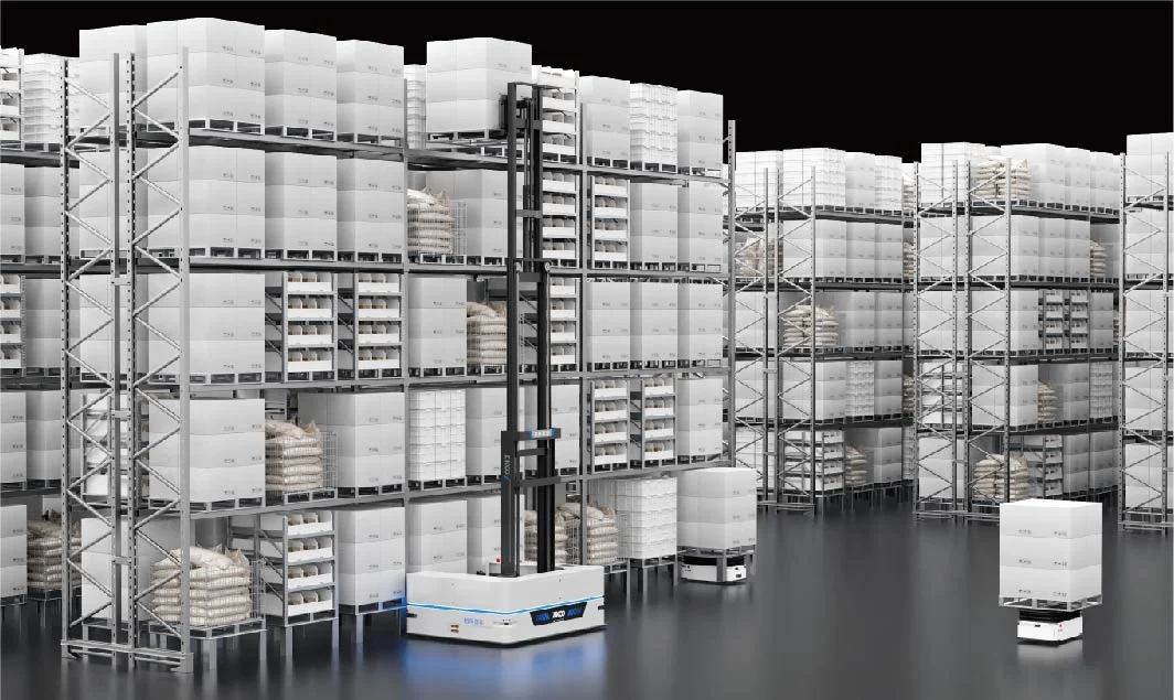 U-bot + AMR narrow aisle picking system cover - flexible and efficient order picking
